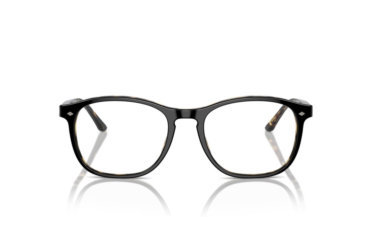 OCCHIALE DA VISTA UOMO | GIORGIO ARMANI AR 7003 - 6127 TOP NERO/AVANA - CALIBRO 52