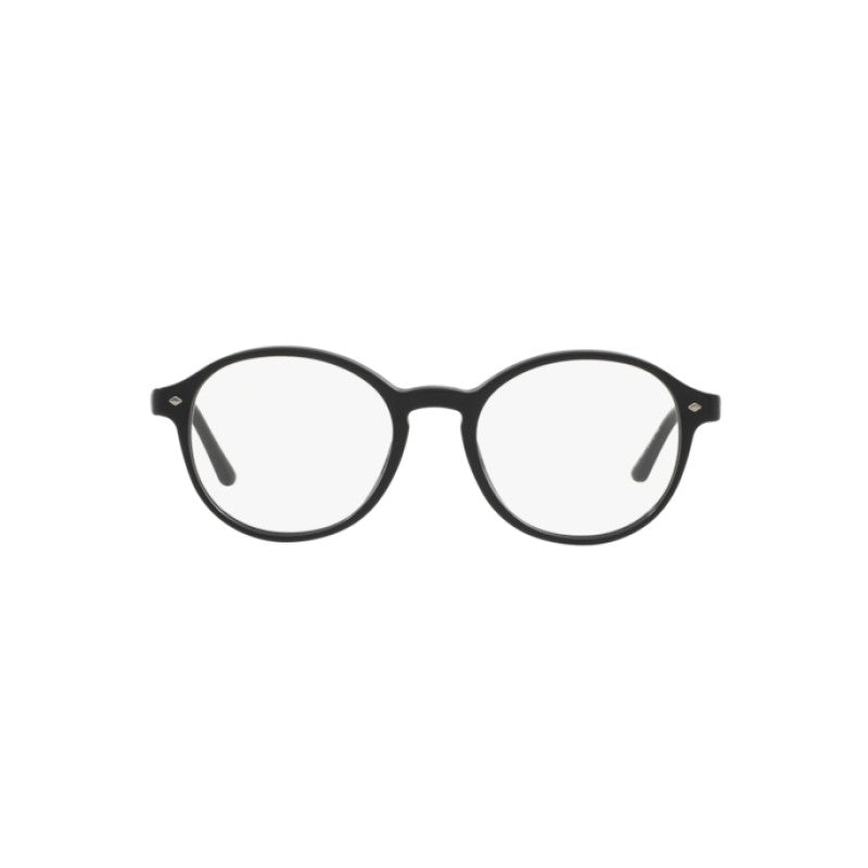 OCCHIALE DA VISTA UOMO | GIORGIO ARMANI AR 7004 - 5001 TOP NERO OPACO / LUCIDO - CALIBRO 49