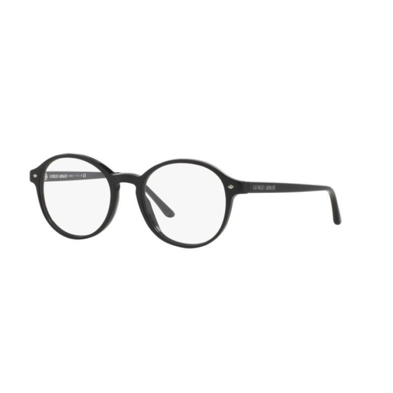 OCCHIALE DA VISTA UOMO | GIORGIO ARMANI AR 7004 - 5001 TOP NERO OPACO / LUCIDO - CALIBRO 49