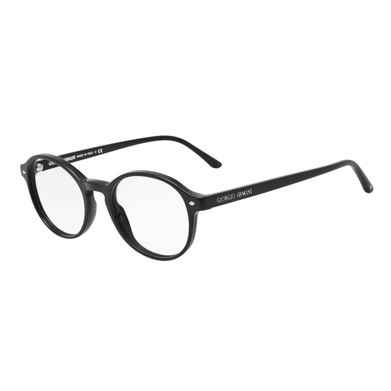 OCCHIALE DA VISTA UOMO | GIORGIO ARMANI AR 7004 - 5001 TOP NERO OPACO / LUCIDO - CALIBRO 49