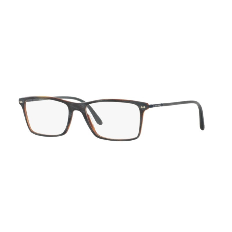 OCCHIALE DA VISTA UOMO | GIORGIO ARMANI AR 7037 - 5570 CORNO GRIGIO OPACO - CALIBRO 55