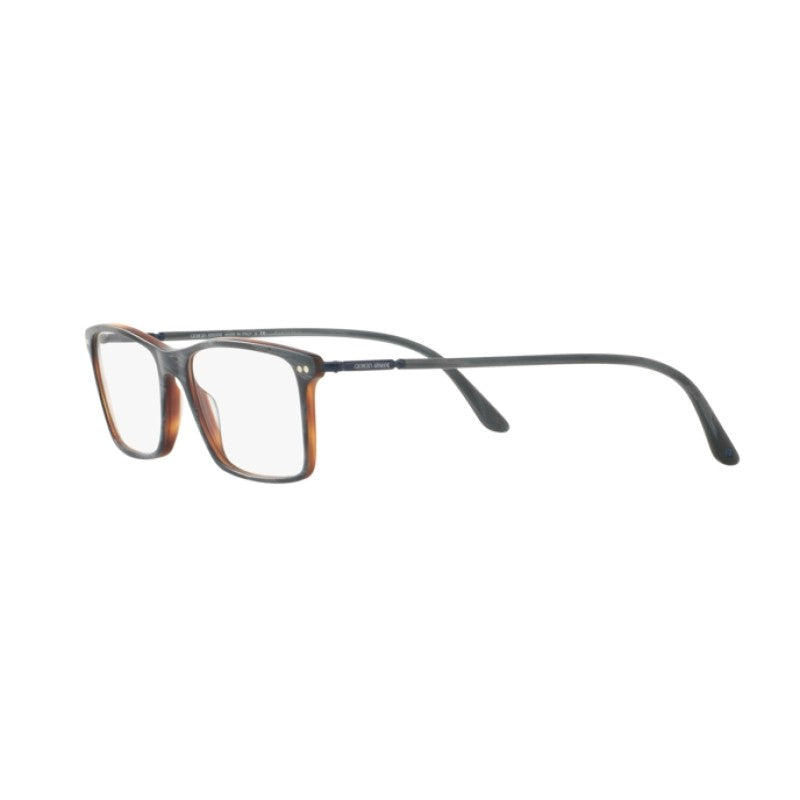 OCCHIALE DA VISTA UOMO | GIORGIO ARMANI AR 7037 - 5570 CORNO GRIGIO OPACO - CALIBRO 55