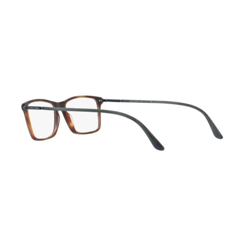 OCCHIALE DA VISTA UOMO | GIORGIO ARMANI AR 7037 - 5570 CORNO GRIGIO OPACO - CALIBRO 55