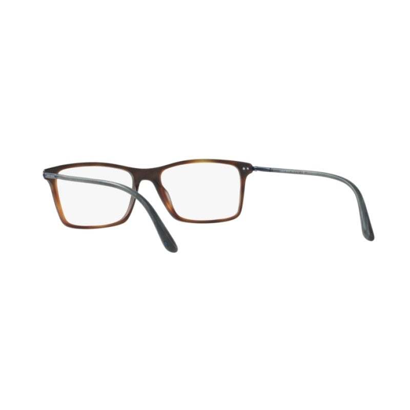 OCCHIALE DA VISTA UOMO | GIORGIO ARMANI AR 7037 - 5570 CORNO GRIGIO OPACO - CALIBRO 55