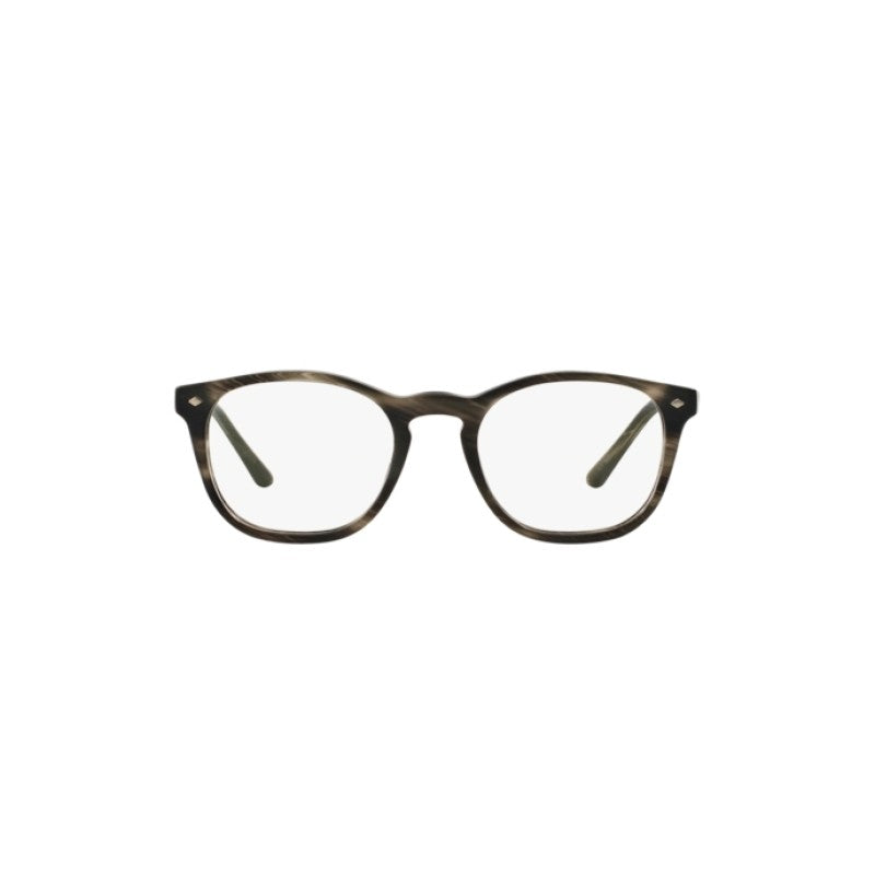 OCCHIALE DA VISTA UOMO | GIORGIO ARMANI AR 7074 - 5403 STRIPED MATTE GREY - CALIBRO 50