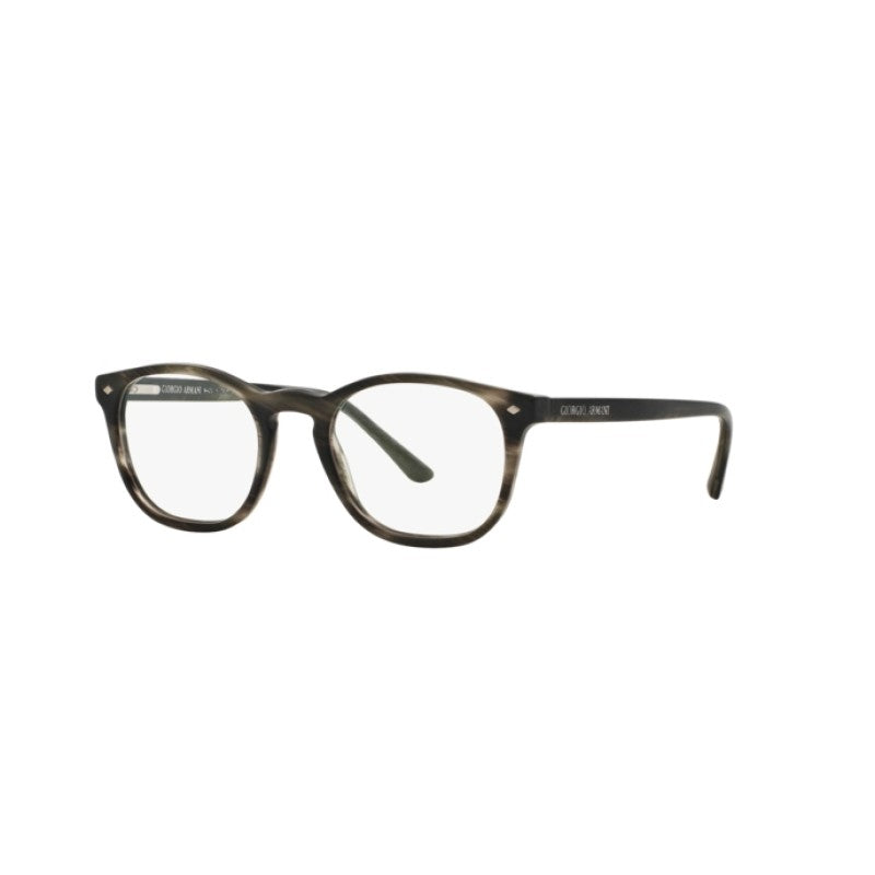 OCCHIALE DA VISTA UOMO | GIORGIO ARMANI AR 7074 - 5403 STRIPED MATTE GREY - CALIBRO 50