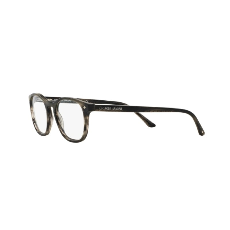 OCCHIALE DA VISTA UOMO | GIORGIO ARMANI AR 7074 - 5403 STRIPED MATTE GREY - CALIBRO 50