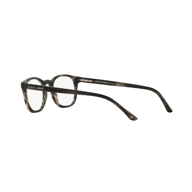 OCCHIALE DA VISTA UOMO | GIORGIO ARMANI AR 7074 - 5403 STRIPED MATTE GREY - CALIBRO 50