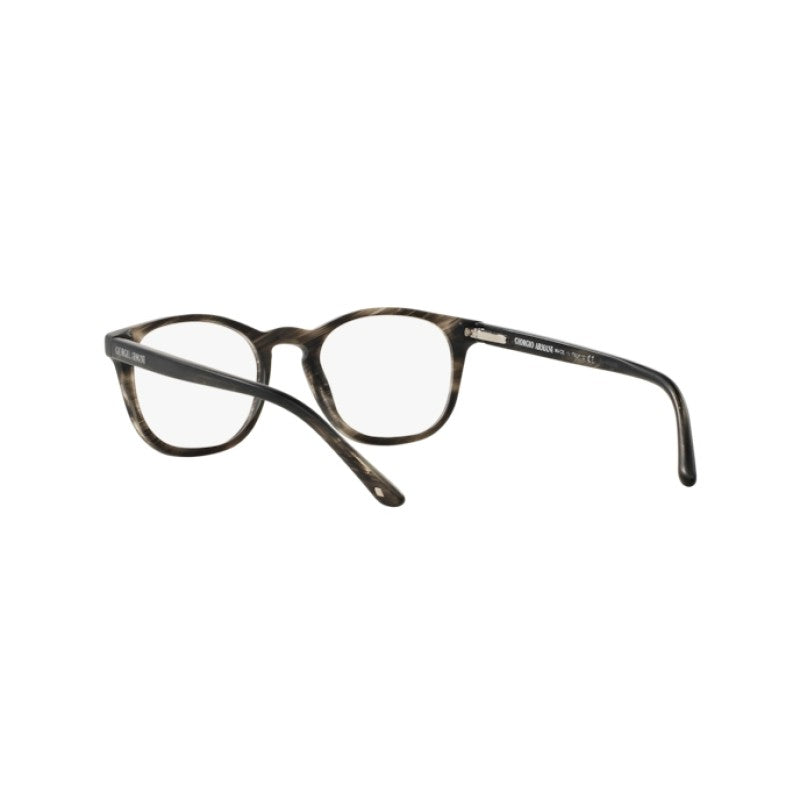 OCCHIALE DA VISTA UOMO | GIORGIO ARMANI AR 7074 - 5403 STRIPED MATTE GREY - CALIBRO 50