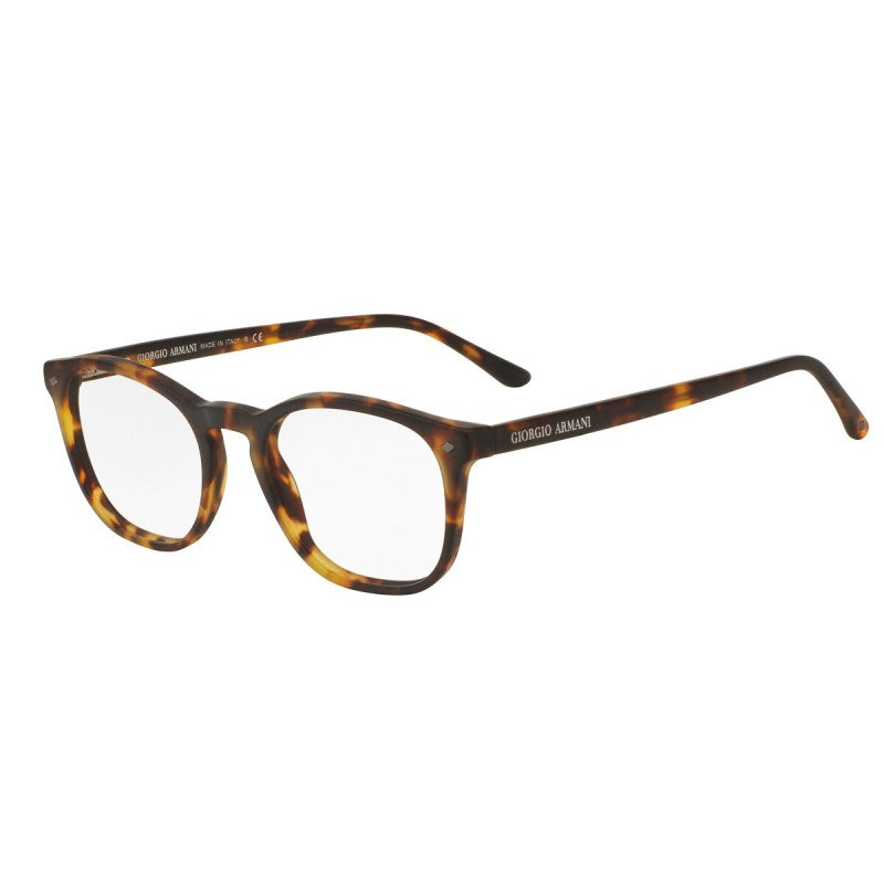 OCCHIALE DA VISTA UOMO | GIORGIO ARMANI AR 7074 - 5492 AVANA GIALLA - CALIBRO 50
