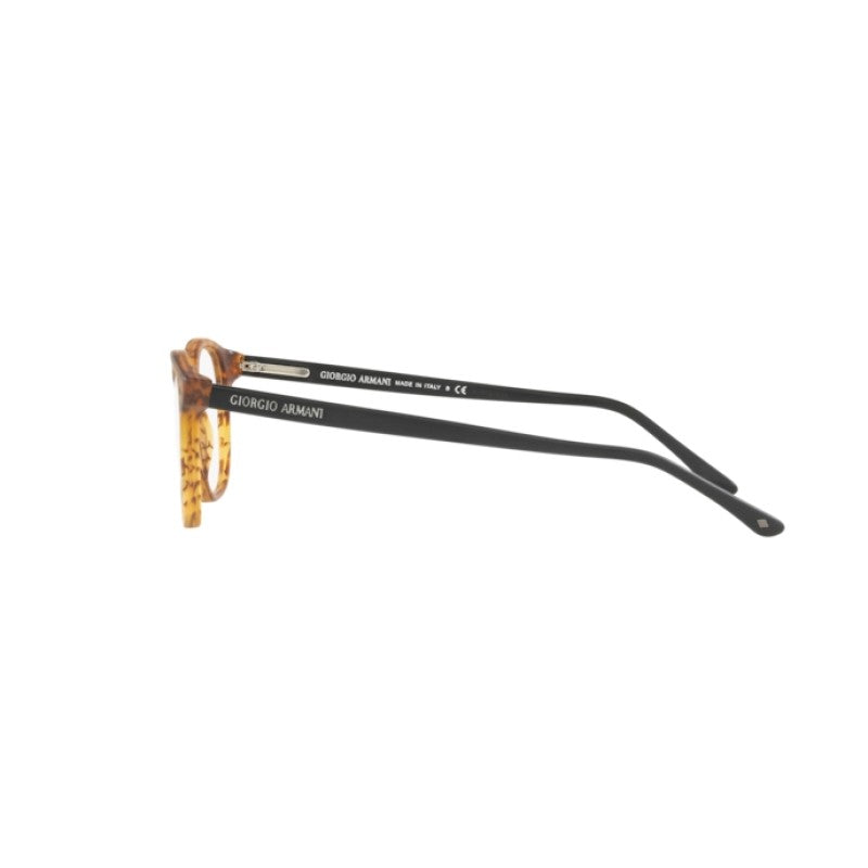 OCCHIALE DA VISTA UOMO | GIORGIO ARMANI AR 7074 - 5562 MATTE STRIPED LIGHT BROWN - CALIBRO 50