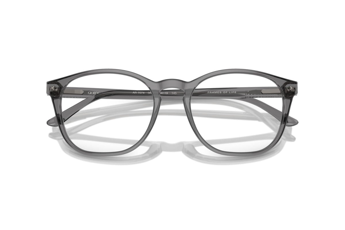OCCHIALE DA VISTA UOMO | GIORGIO ARMANI AR 7074 - 5681 GRIGIO OPALINO - CALIBRO 50