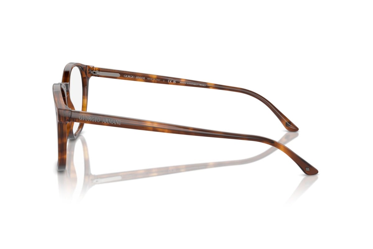 OCCHIALE DA VISTA UOMO | GIORGIO ARMANI AR 7074 - 5988 AVANA ROSSA - CALIBRO 50