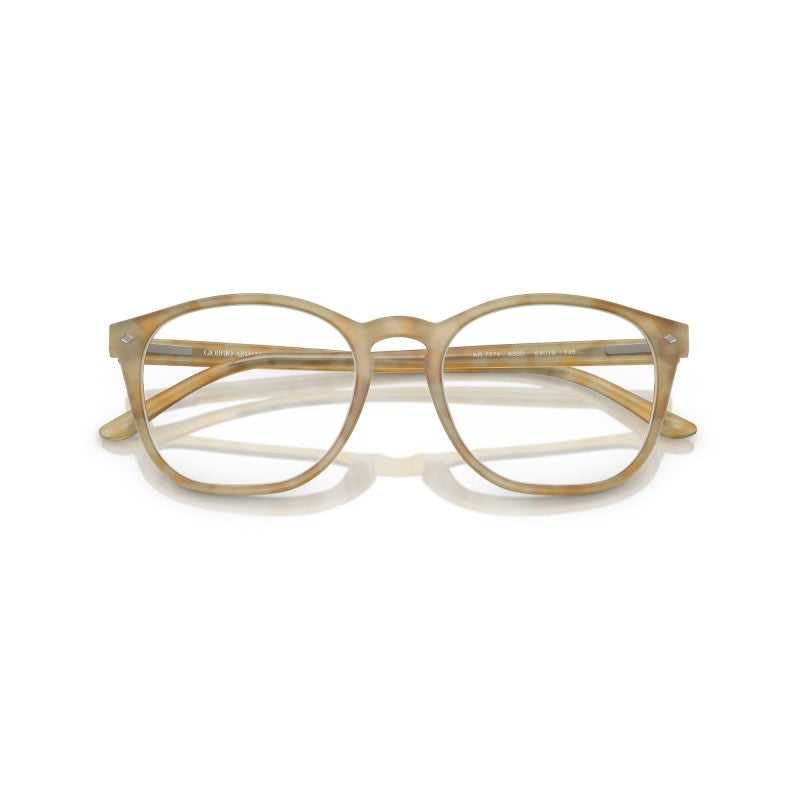 OCCHIALE DA VISTA UOMO | GIORGIO ARMANI AR 7074 - 6300 BEIGE AVANA - CALIBRO 50