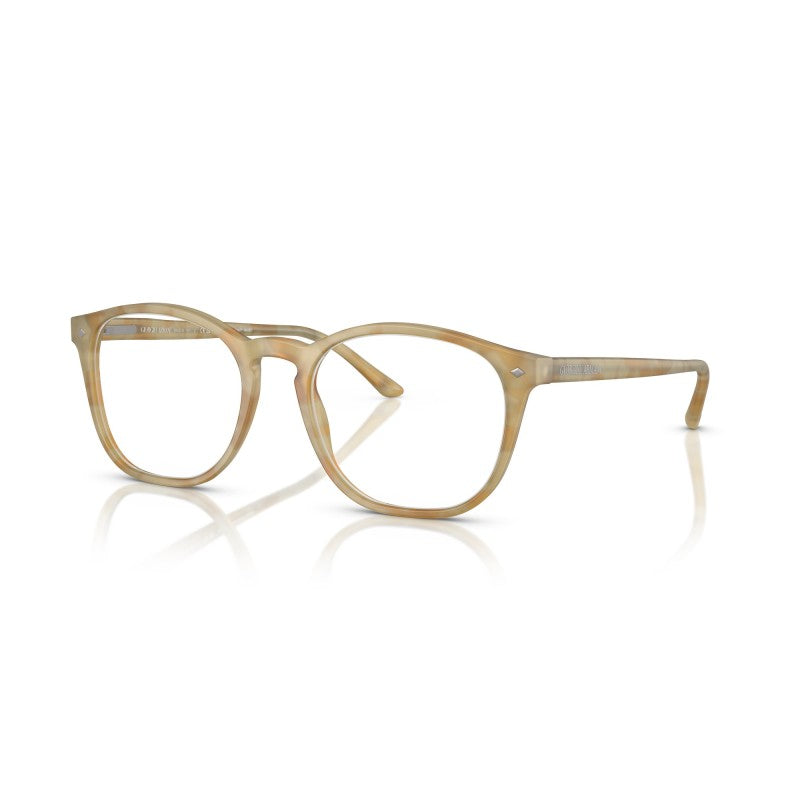 OCCHIALE DA VISTA UOMO | GIORGIO ARMANI AR 7074 - 6300 BEIGE AVANA - CALIBRO 50