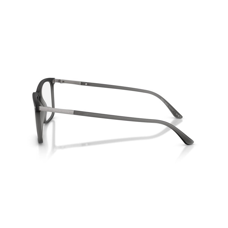 OCCHIALE DA VISTA UOMO | GIORGIO ARMANI AR 7122 - 6416 GRIGIO TRASPARENTE OPACO - CALIBRO 54