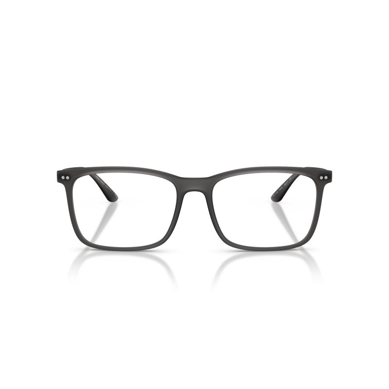 OCCHIALE DA VISTA UOMO | GIORGIO ARMANI AR 7122 - 6416 GRIGIO TRASPARENTE OPACO - CALIBRO 54