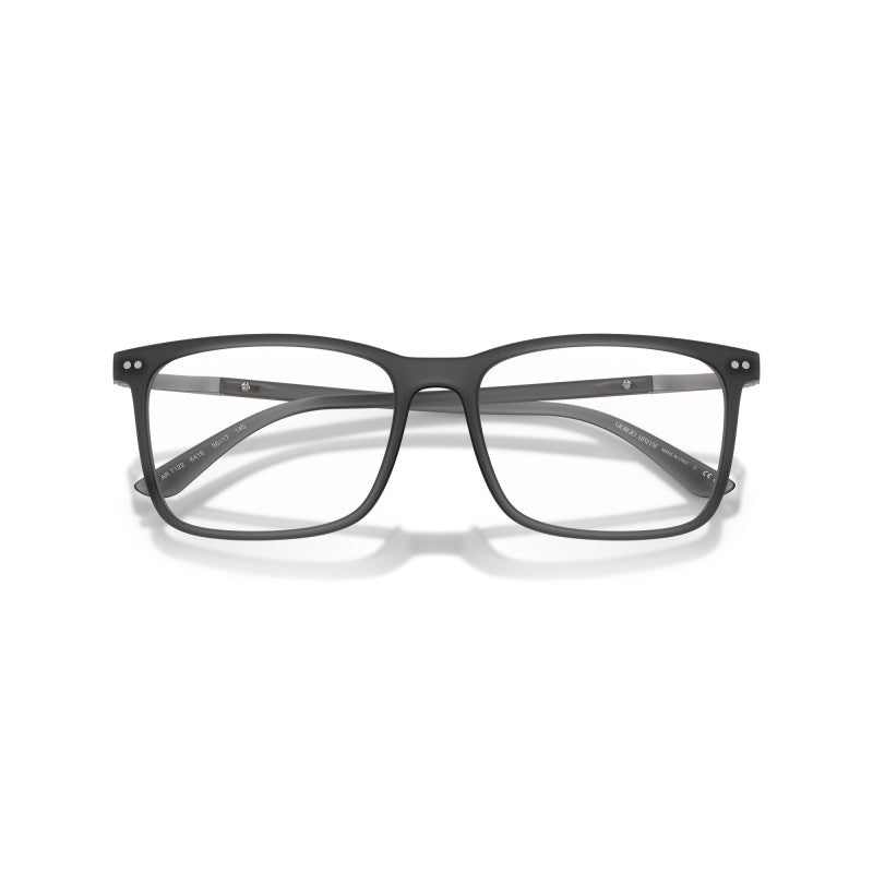 OCCHIALE DA VISTA UOMO | GIORGIO ARMANI AR 7122 - 6416 GRIGIO TRASPARENTE OPACO - CALIBRO 54