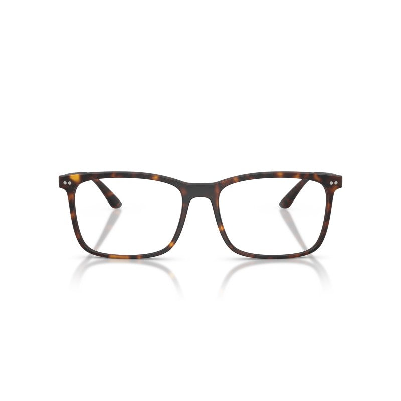 OCCHIALE DA VISTA UOMO | GIORGIO ARMANI AR 7122 - 6417 AVANA SCURO OPACO - CALIBRO 56