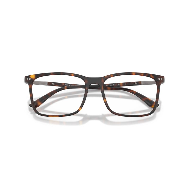 OCCHIALE DA VISTA UOMO | GIORGIO ARMANI AR 7122 - 6417 AVANA SCURO OPACO - CALIBRO 56