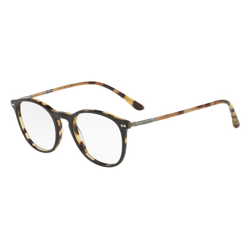 OCCHIALE DA VISTA UOMO | GIORGIO ARMANI AR 7125 - 5622 TOP NERO / AVANA - CALIBRO 50