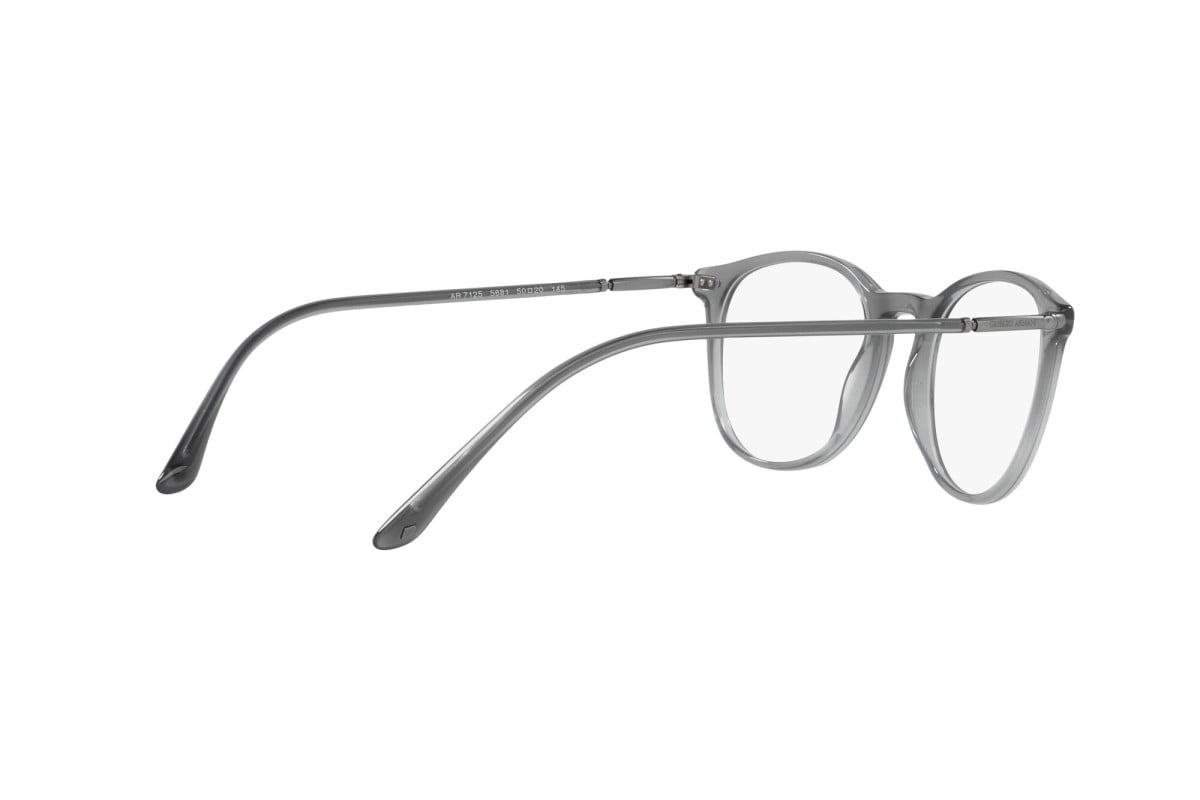 OCCHIALE DA VISTA UOMO | GIORGIO ARMANI AR 7125 - 5681 GRIGIO OPALINO - CALIBRO 50