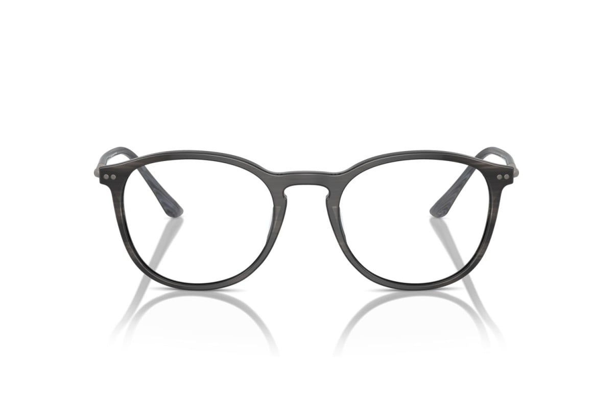 OCCHIALE DA VISTA UOMO | GIORGIO ARMANI AR 7125 - 5964 GRIGIO STRIATO - CALIBRO 52