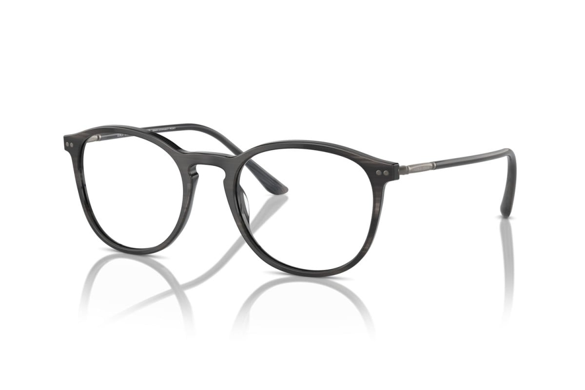 OCCHIALE DA VISTA UOMO | GIORGIO ARMANI AR 7125 - 5964 GRIGIO STRIATO - CALIBRO 52