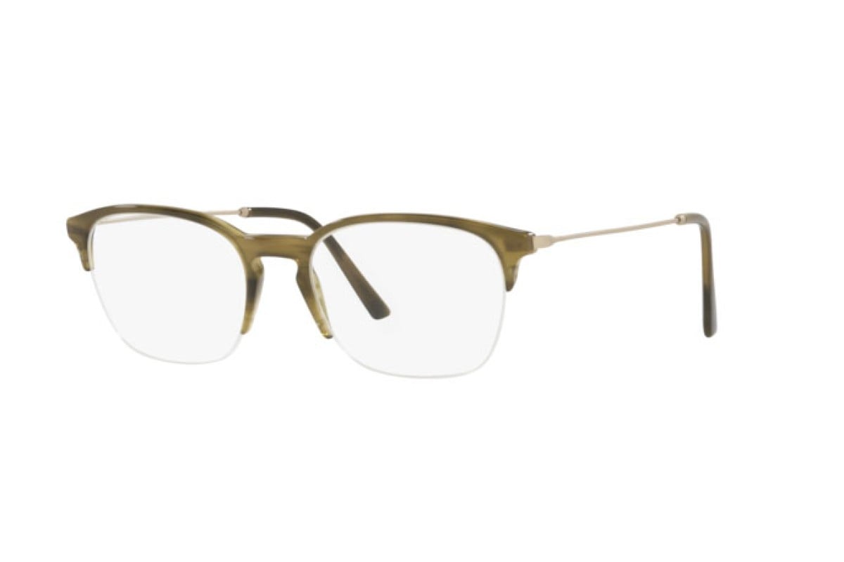 OCCHIALE DA VISTA UOMO | GIORGIO ARMANI AR 7210 - 5442 VERDE SPOGLIATO - CALIBRO 53