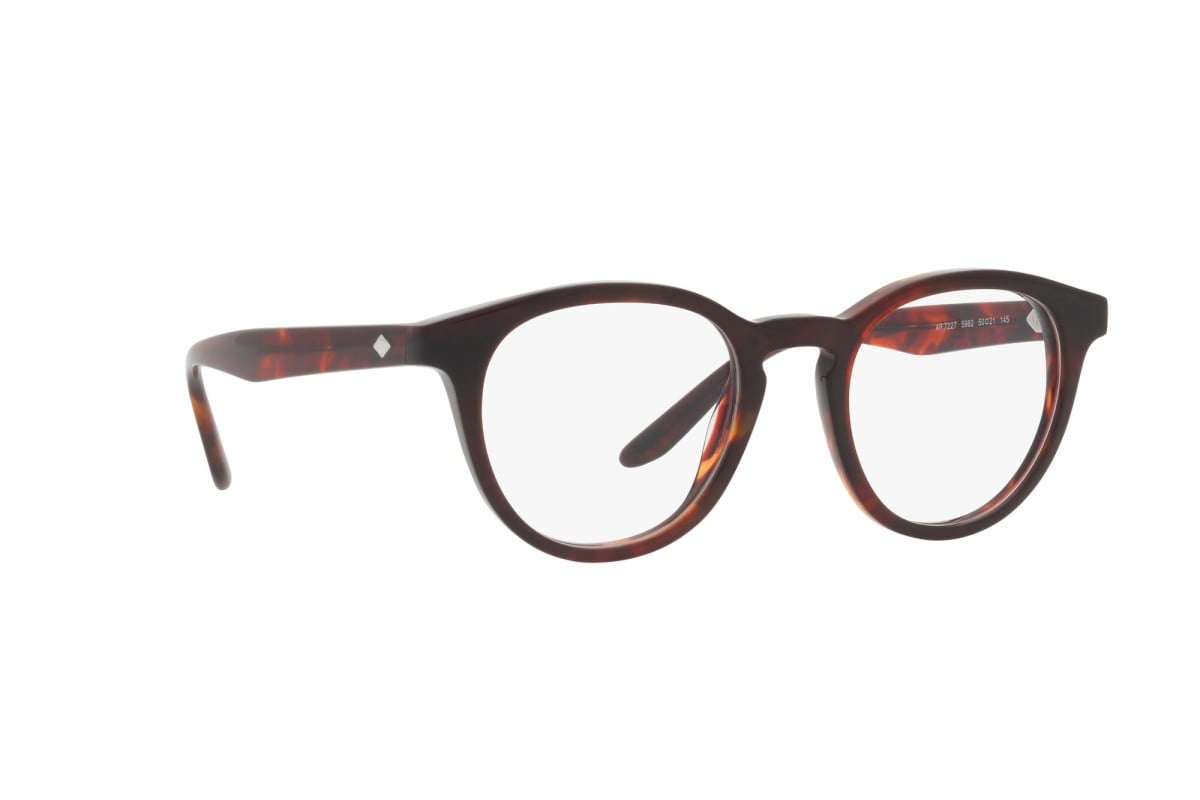 OCCHIALE DA VISTA UOMO | GIORGIO ARMANI AR 7227 - 5962 AVANA ROSSA - CALIBRO 50