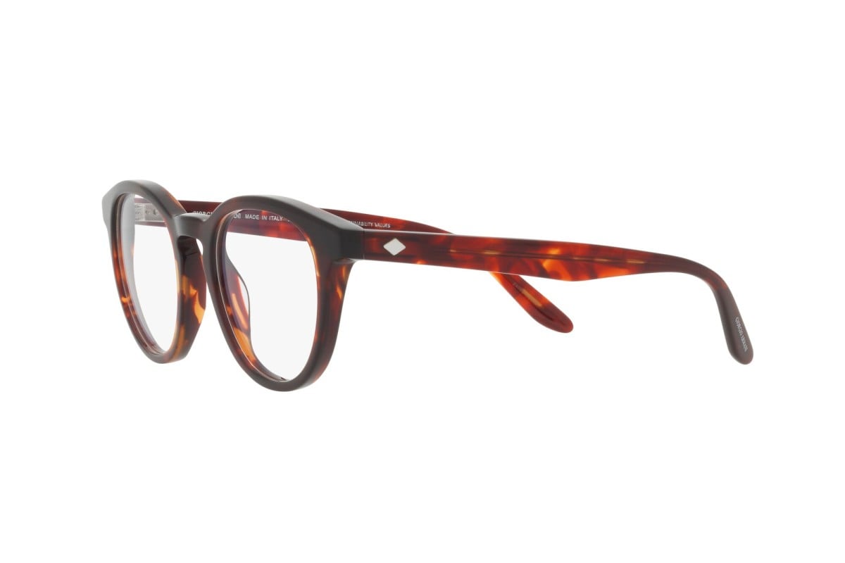 OCCHIALE DA VISTA UOMO | GIORGIO ARMANI AR 7227 - 5962 AVANA ROSSA - CALIBRO 50