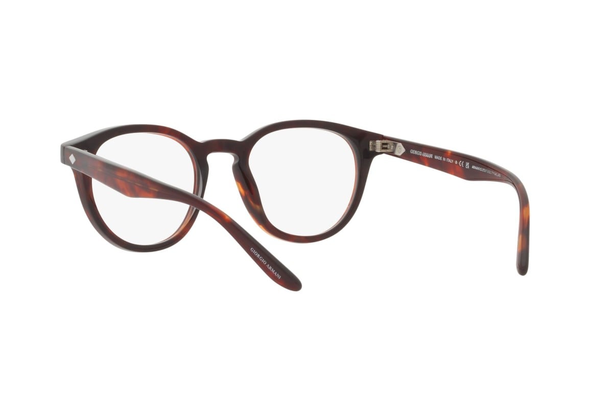 OCCHIALE DA VISTA UOMO | GIORGIO ARMANI AR 7227 - 5962 AVANA ROSSA - CALIBRO 50