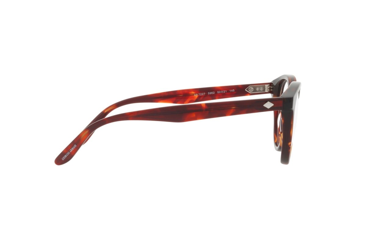 OCCHIALE DA VISTA UOMO | GIORGIO ARMANI AR 7227 - 5962 AVANA ROSSA - CALIBRO 50