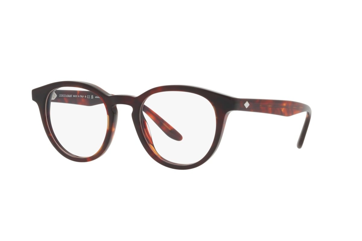 OCCHIALE DA VISTA UOMO | GIORGIO ARMANI AR 7227 - 5962 AVANA ROSSA - CALIBRO 50