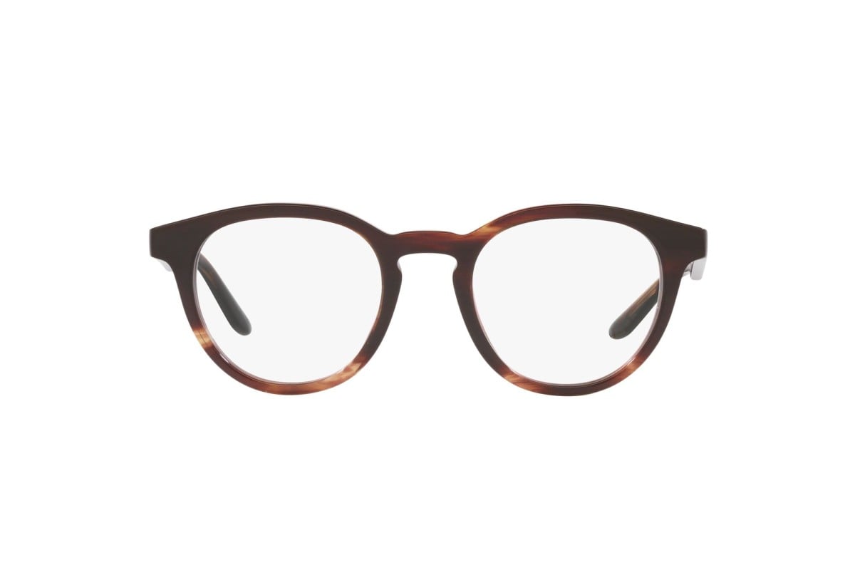 OCCHIALE DA VISTA UOMO | GIORGIO ARMANI AR 7227 - 5963 MARRONE STRIATO - CALIBRO 50