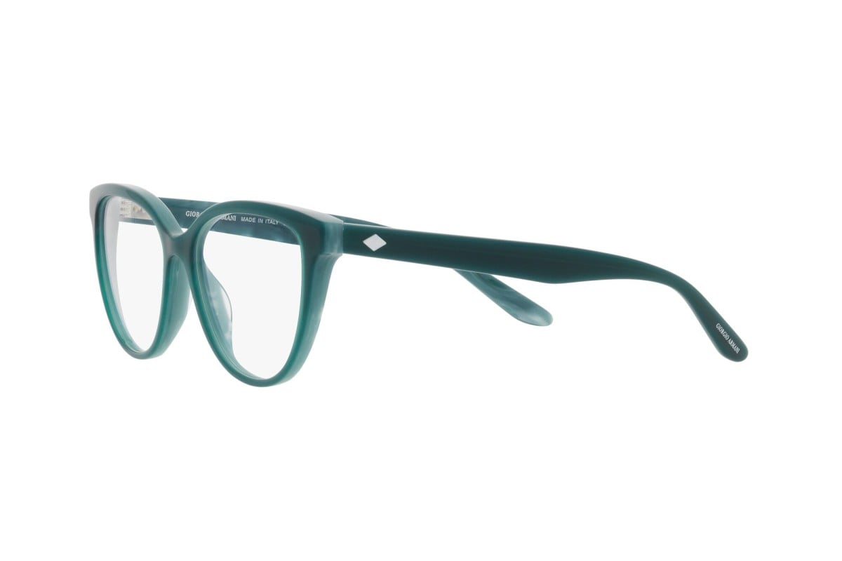 OCCHIALE DA VISTA DONNA | GIORGIO ARMANI AR 7228U - 5970 PETROLIO DI MARMO A DOPPIO STRATO - CALIBRO 53
