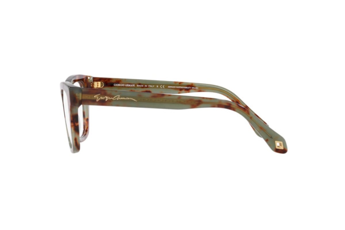 OCCHIALE DA VISTA DONNA | GIORGIO ARMANI AR 7240 - 5977 AVANA VERDE - CALIBRO 49