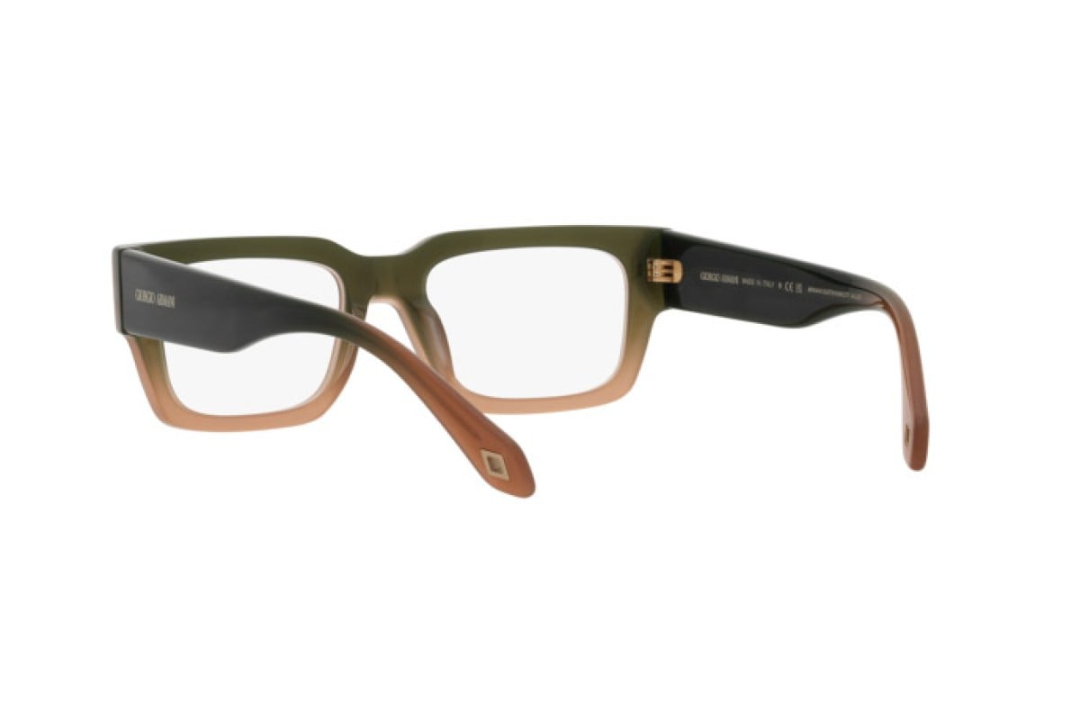 OCCHIALE DA VISTA UOMO | GIORGIO ARMANI AR 7243U - 5982 SFUMATURA VERDE-MARRONE - CALIBRO 51
