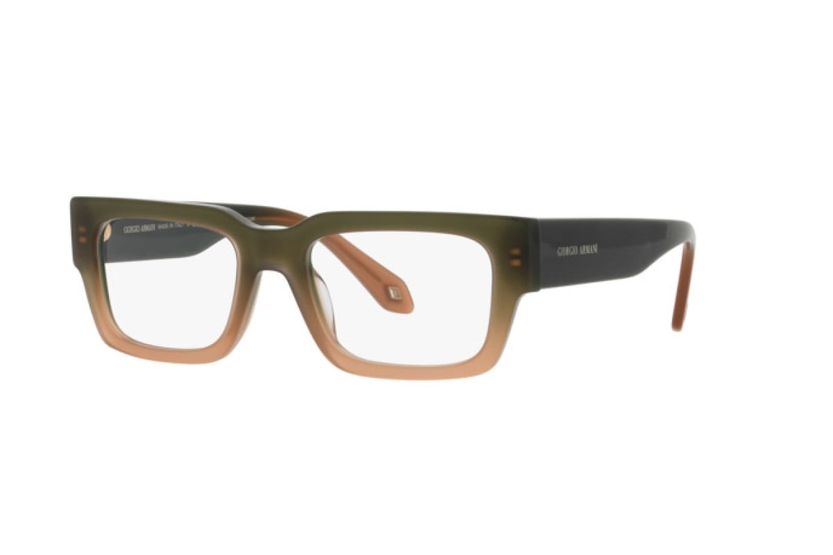 OCCHIALE DA VISTA UOMO | GIORGIO ARMANI AR 7243U - 5982 SFUMATURA VERDE-MARRONE - CALIBRO 51