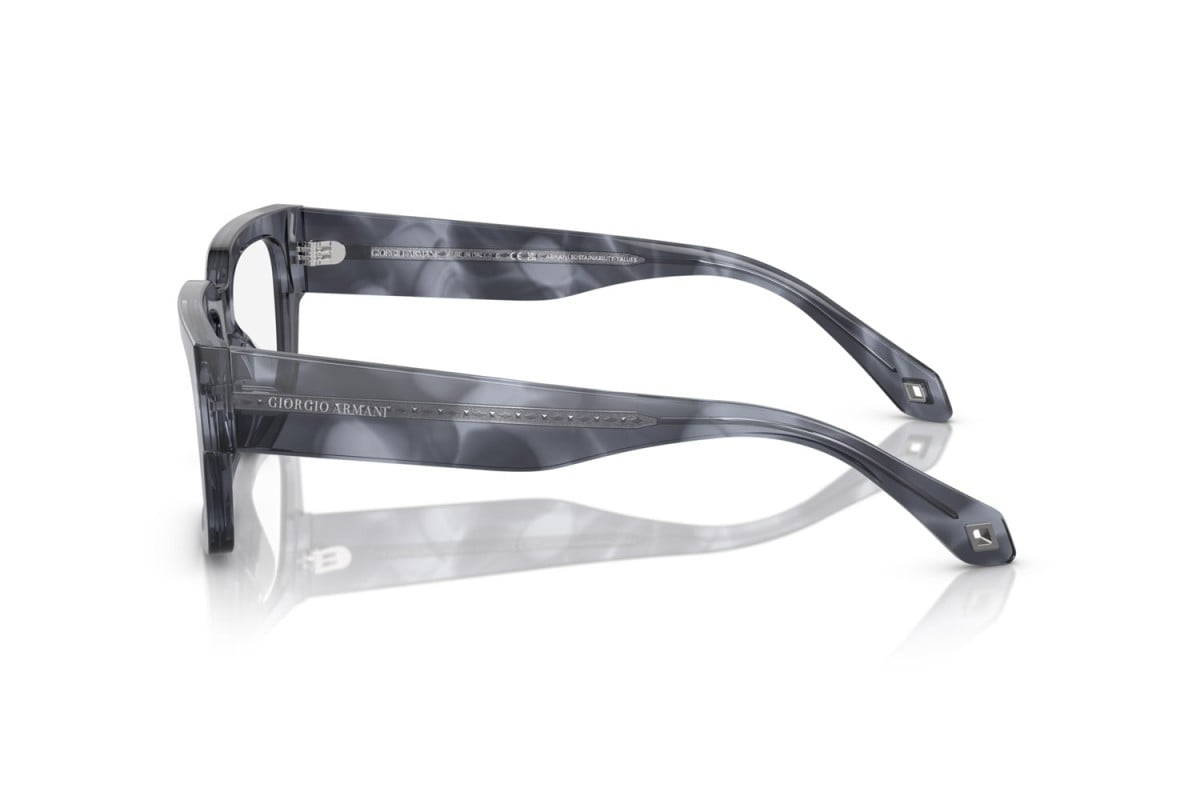 OCCHIALE DA VISTA UOMO | GIORGIO ARMANI AR 7243U - 5986 BLU STRIATO - CALIBRO 53