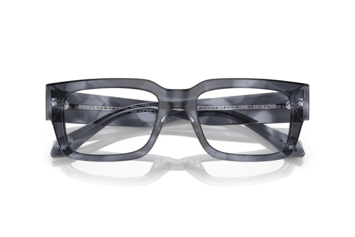 OCCHIALE DA VISTA UOMO | GIORGIO ARMANI AR 7243U - 5986 BLU STRIATO - CALIBRO 53