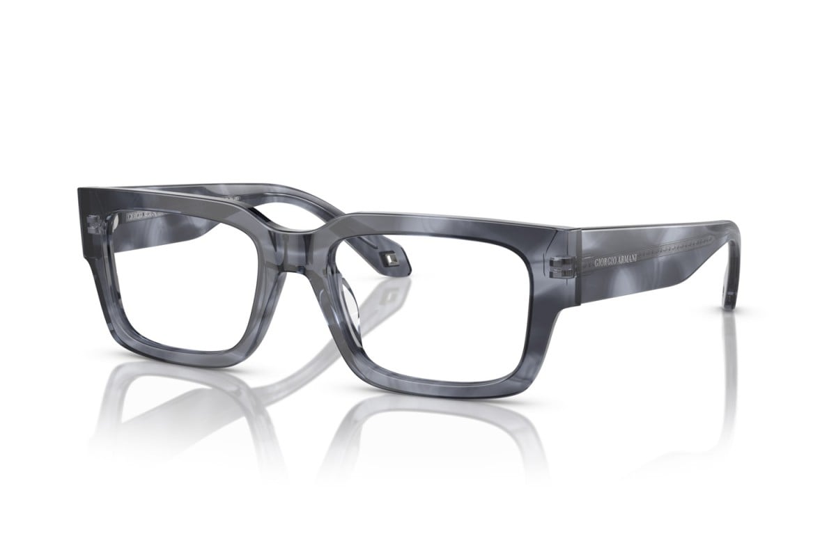 OCCHIALE DA VISTA UOMO | GIORGIO ARMANI AR 7243U - 5986 BLU STRIATO - CALIBRO 53