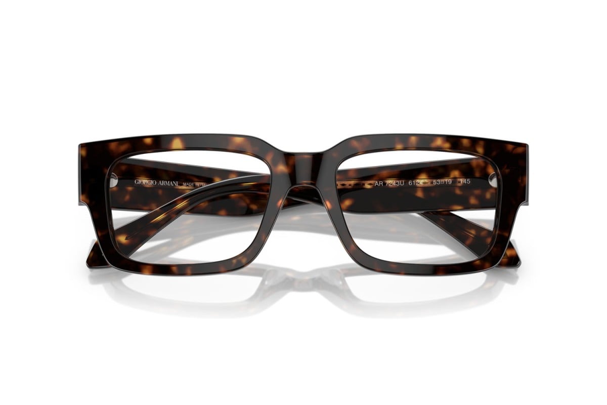 OCCHIALE DA VISTA UOMO | GIORGIO ARMANI AR 7243U - 6124 L'AVANA - CALIBRO 53