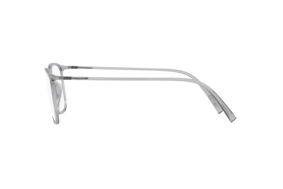 OCCHIALE DA VISTA UOMO | GIORGIO ARMANI AR 7244U - 5948 GRIGIO TRASPARENTE - CALIBRO 55