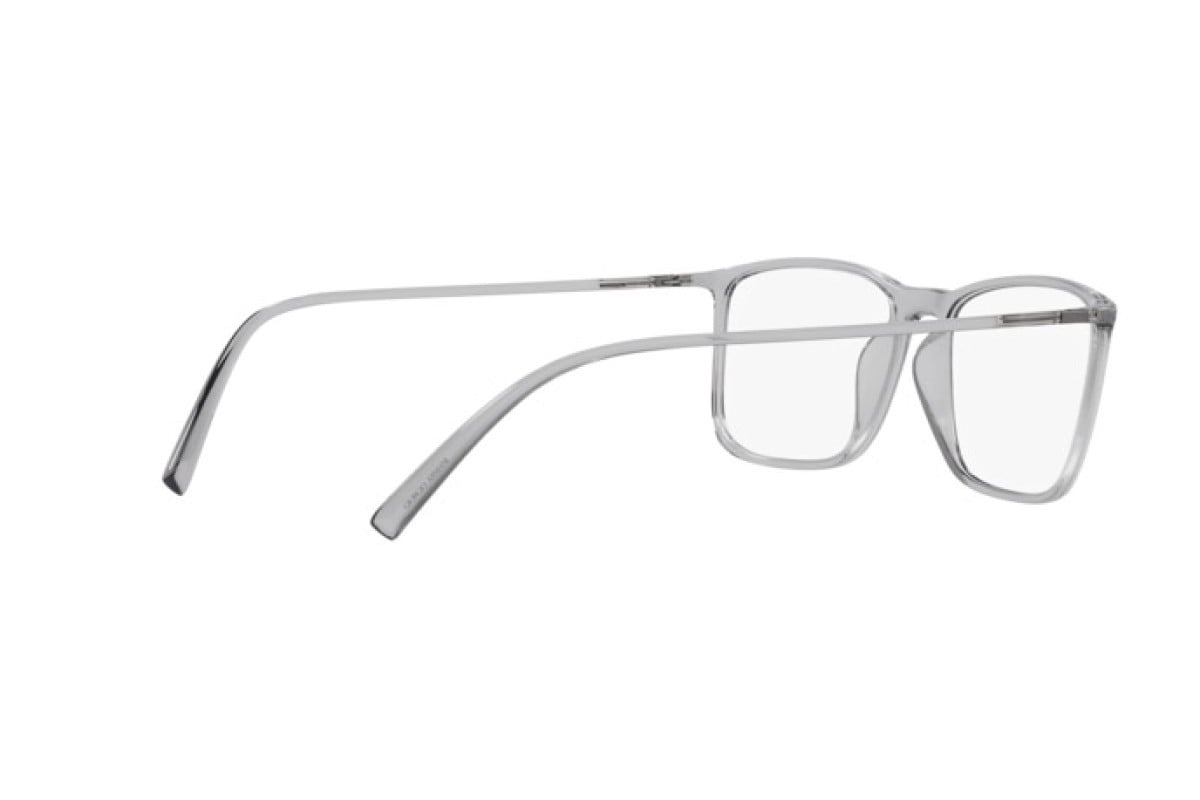 OCCHIALE DA VISTA UOMO | GIORGIO ARMANI AR 7244U - 5948 GRIGIO TRASPARENTE - CALIBRO 55
