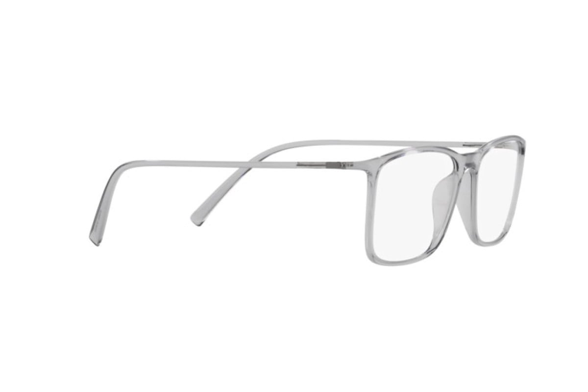 OCCHIALE DA VISTA UOMO | GIORGIO ARMANI AR 7244U - 5948 GRIGIO TRASPARENTE - CALIBRO 55