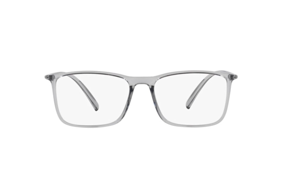 OCCHIALE DA VISTA UOMO | GIORGIO ARMANI AR 7244U - 5948 GRIGIO TRASPARENTE - CALIBRO 55