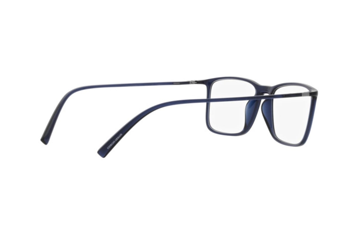 OCCHIALE DA VISTA UOMO | GIORGIO ARMANI AR 7244U - 6003 BLU TRASPARENTE - CALIBRO 53