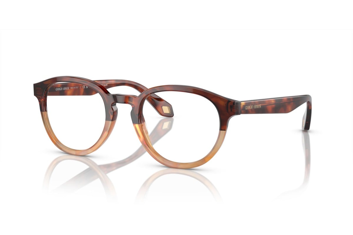 OCCHIALE DA VISTA UOMO | GIORGIO ARMANI AR 7248 - 6034 AVANA ROSSO/AVANA MIELE - CALIBRO 50