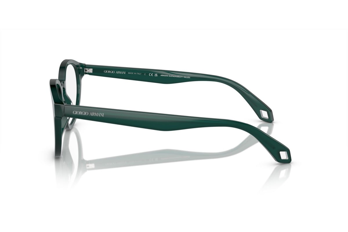 OCCHIALE DA VISTA UOMO | GIORGIO ARMANI AR 7248 - 6044 VERDE OPALINO - CALIBRO 50